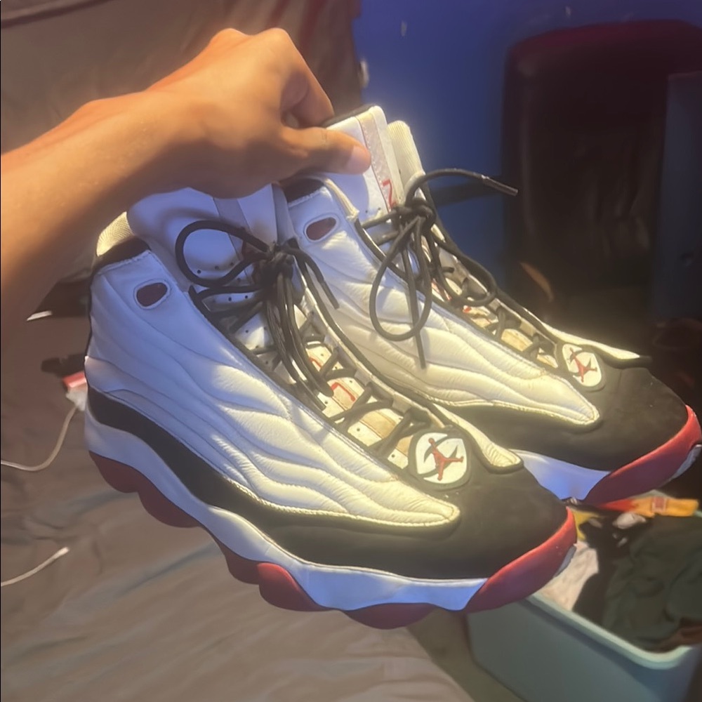 New Jordan’s slightly worn